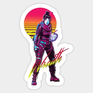 Wraith, Retro 80s Edition Sticker